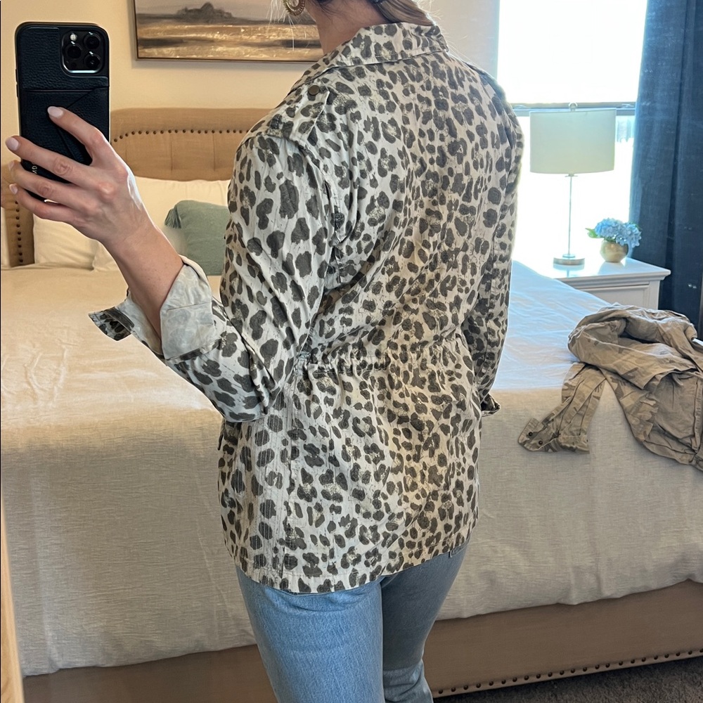 Leopard utility jacket cotton - Picture 5 of 10